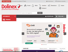 Tablet Screenshot of dolinex.ro